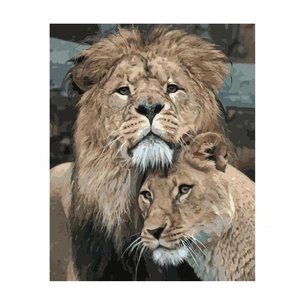 Картина по номерам Strateg Лев з левицею 40х50 см (VA-2848) зображення 1