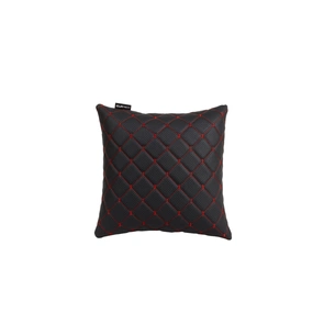 Подушка EVAtech ECO 30x30 см чорна з червоною ниткою (SPSCSBR) зображення 1