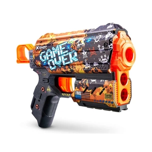 Іграшкова зброя Zuru X-Shot Швидкострільний бластер Skins Flux Game Over (8 патронів) (36516E) зображення 1