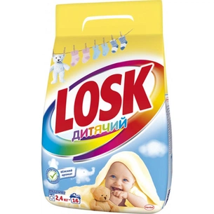 Пральний порошок Losk Дитячий 2.4 кг (9000101341027) зображення 1