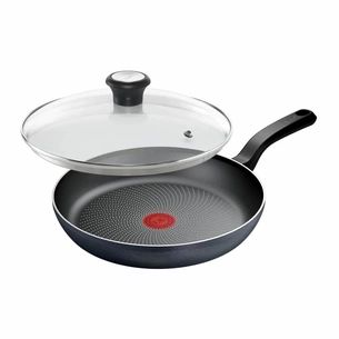 Сковорода Tefal So'' Light 28 см, алюміній, бакеліт, скло, чорний (H0560642_SET) зображення 1