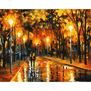 Картина по номерам Santi Осінній парк 40*50см LED (955074) изображение 1