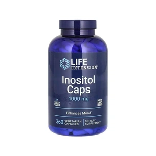 Вітамін Life Extension Інозитол, 1000 мг, Inositol, 360 вегетаріанських капсул (LEX-16743) зображення 1