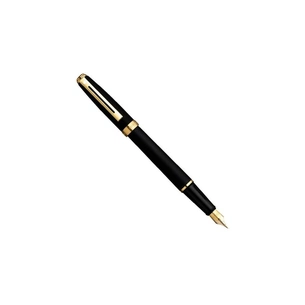 Ручка пір'яна Sheaffer PRELUDE Black Lacq. GT  FP M (Sh355004) зображення 1