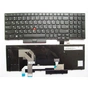 Клавіатура ноутбука Lenovo ThinkPad T570/P51S черная с черной,трек (A46078) - зменшене зображення 1