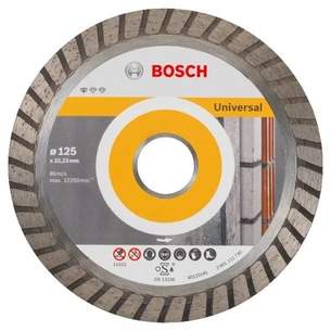 Круг відрізний Bosch Standard for Universal Turbo 125-22.23 (2.608.602.394) зображення 1