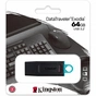 USB флеш накопичувач Kingston 64GB DataTraveler Exodia Black/Teal USB 3.2 (DTX/64GB) - зменшене зображення 5