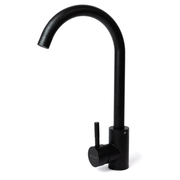 Мийка кухонна Adamant Similar чорний + змішувач + дозатор + ополіскувач склянок + колан (4824296106503) - picture 4