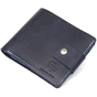 Портмоне Grande Pelle З натуральної шкіри Темно-синє (11461) - зменшене зображення 1