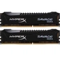 Модуль пам'яті для комп'ютера DDR4 8GB (2x4GB) 2400 MHz Savage Black Kingston Fury (ex.HyperX) (HX424C12SBK2/8) - зменшене зображення 1