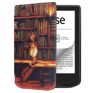 Чохол до електронної книги BeCover Smart Case PocketBook 629 Verse / 634 Verse Pro 6" Library Girl (710975) зображення 1