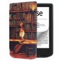 Чохол до електронної книги BeCover Smart Case PocketBook 629 Verse / 634 Verse Pro 6" Library Girl (710975) - зменшене зображення 1