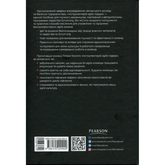 Книга Інструментарій agile-лідера - Пітер Конінг Фабула (9786175220900) - picture 2