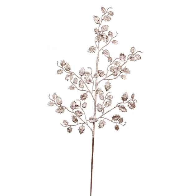 Декоративна гілка YES! Fun 65 см, золото, гліттер (973865) - picture 1