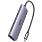 Концентратор Ugreen USB-C 7-in-1 2xUSB 3.0 + USB-C PD100W + HDMI 4K30Hz + SD/TF black (15214) - зменшене зображення 1