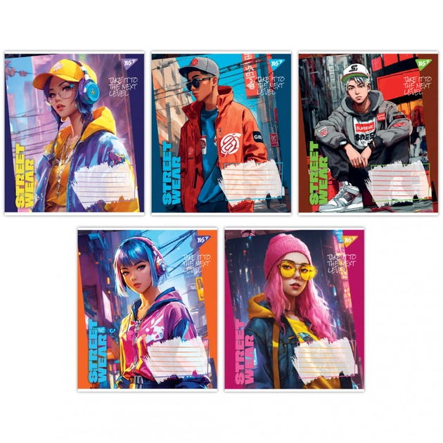 Зошит Yes Street wear 24 аркушів лінія (767048) - зображення 1