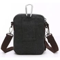 Сумка Vintage Текстильна на пояс Чорна (20082) - уменьшенное изображение 5