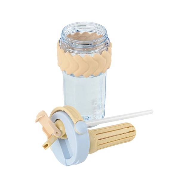 Пляшка для води Kite 900 мл бежево-блакитний (K25-1231-1) - picture 4