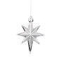 Ялинкова іграшка Chomik Зірки, 9 см, пластикові 4 шт, сріблясті (5901292631147_1) - зменшене зображення 2