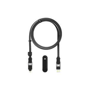 Дата кабель 6in1 inCharge XL 3.0m black Rolling Square (XLL01R) зображення 1