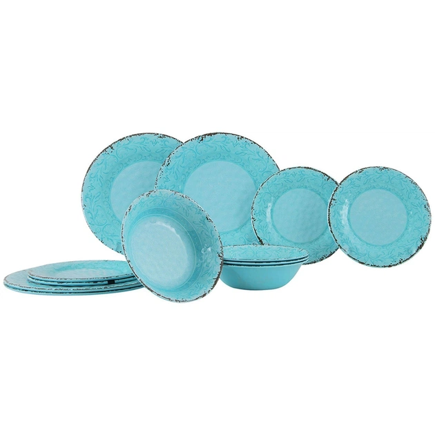 Набір для пікніка Gimex Tableware Stone 12 Pieces 4 Person Opal (6917103) (DAS303932) - зображення 1