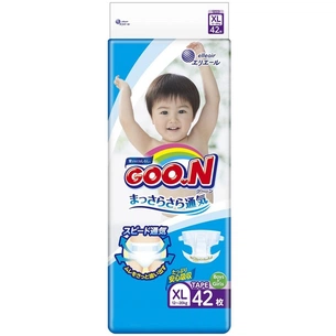 Підгузки GOO.N 12-20 кг, XL, 42 шт унісекс (853945) зображення 1