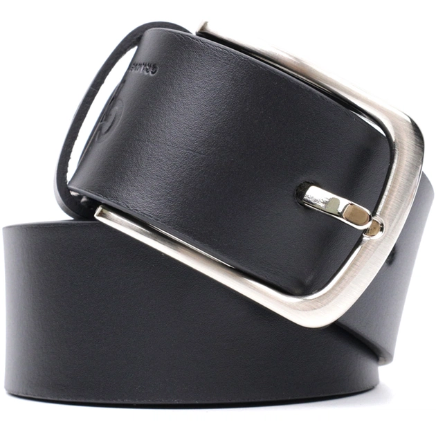 Ремінь Grande Pelle Під джинси з натуральної шкіри Чорний (11684) - зображення 7