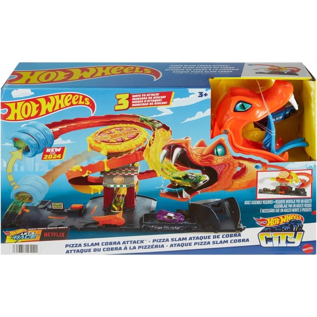 Автотрек Hot Wheels City Атака кобри (HTN81) - изображение 1