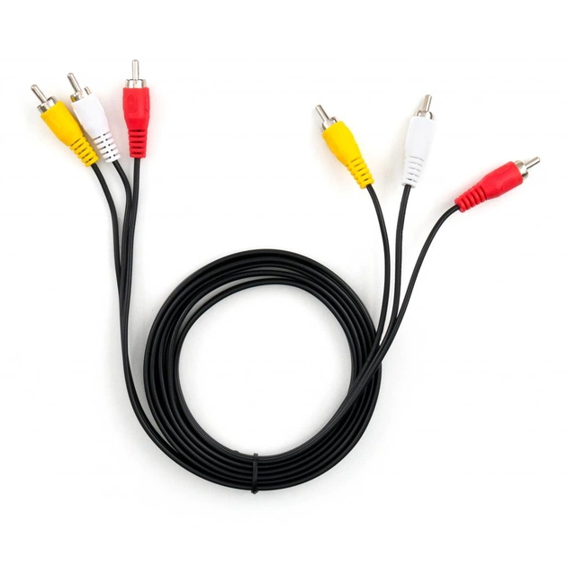 Кабель мультимедійний 3xRCA M to 3xRCA M 1.8m Vinga (VCP3RCA1.8) - picture 3