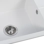 Мийка кухонна GRANADO NAVIA white з сифоном (775*495mm.) (gr3805) - зменшене зображення 5