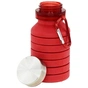 Пляшка для води Bergamo Pagoda силіконова 550 мл червона (3000B-2) - зменшене зображення 2