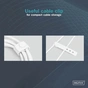 Дата кабель USB-C to Lightning 1.0m USB 2.0 60W silicone white Digitus (AK-600110-010-W) - уменьшенное изображение 6