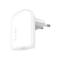 Зарядний пристрій Belkin 30W USB-С GAN PD PPS white (WCA005VFWH) - зменшене зображення 1