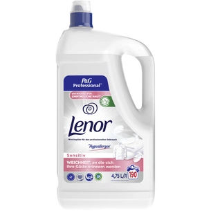 Кондиціонер для білизни Lenor Sensitiv Професійна формула для чутливої шкіри 4.75 л (8001090214324) зображення 1