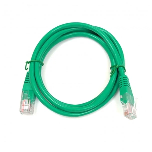 Патч-корд 0.5м, UTP, cat.5e, CU, 24AWG, green Kingda (KD-PAUT3050GN) зображення 1