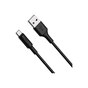 Дата кабель USB 2.0 AM to Micro 5P 1.0m 2A PVC X25 black HOCO (6957531080121) - зменшене зображення 2