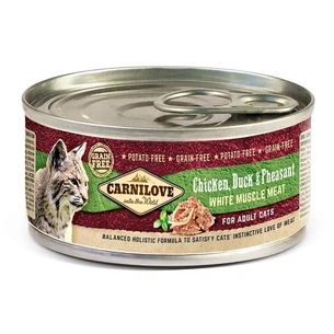 Вологий корм для кішок Carnilove з куркою качкою та фазаном 100 г (8595602528974) зображення 1