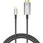 Кабель мультимедійний USB-C to HDMI M 1.8m XO (GB019-CHDMI.tranish) - зменшене зображення 1