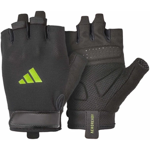 Рукавички для фітнесу Adidas Essential Training Gloves ADGB-15003GN чорний, зелений L (885652025973) зображення 1