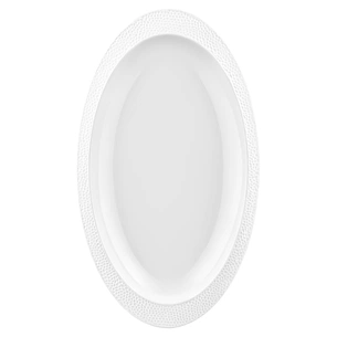 Блюдо Ardesto Ancona 27.2х15.7х2.5см порцеляна, овальне, біле (AR3556) зображення 1