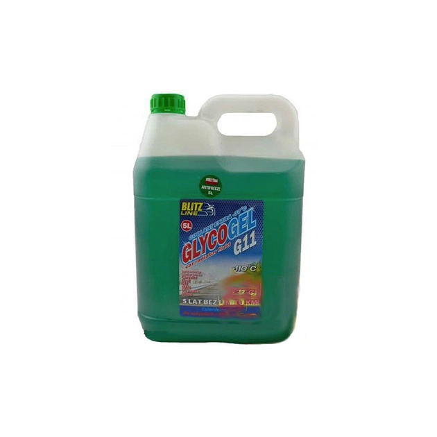 Антифриз Blitz Line Glycogel G11 ready-mix -37C зел, 5л (5,5кг.) (28880) - изображение 1