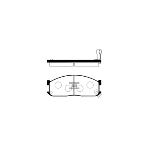Гальмівні колодки HI-Q SP1044 зображення 1