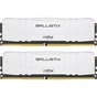 Модуль пам'яті для комп'ютера DDR4 64GB (2x32GB) 3200 MHz Ballistix White Micron (BL2K32G32C16U4W) - зменшене зображення 1