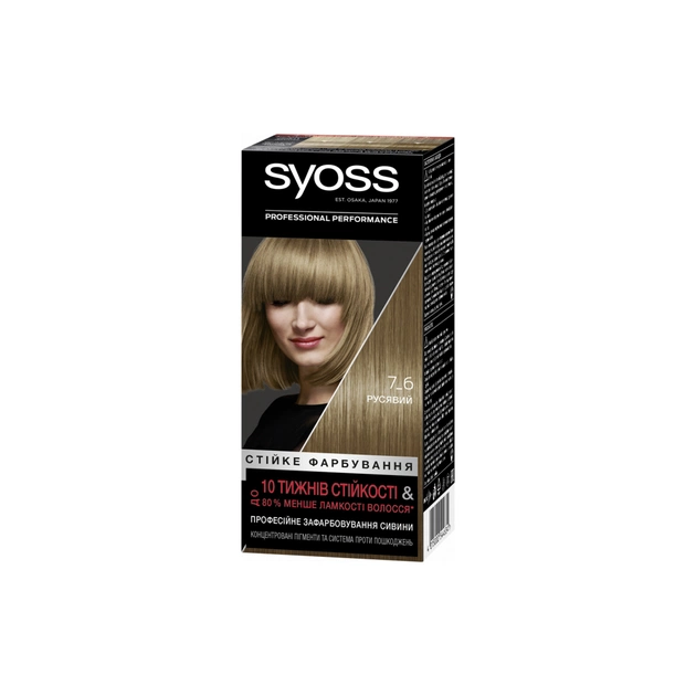 Фарба для волосся Syoss 7-6 Русявий 115 мл (9000100633123) - изображение 1