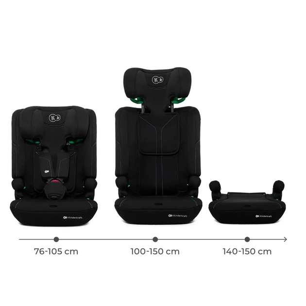 Автокресло Kinderkraft i-Comfy i-Size Black (KCICOM00BLK0000) (5902533929283) - изображение 4