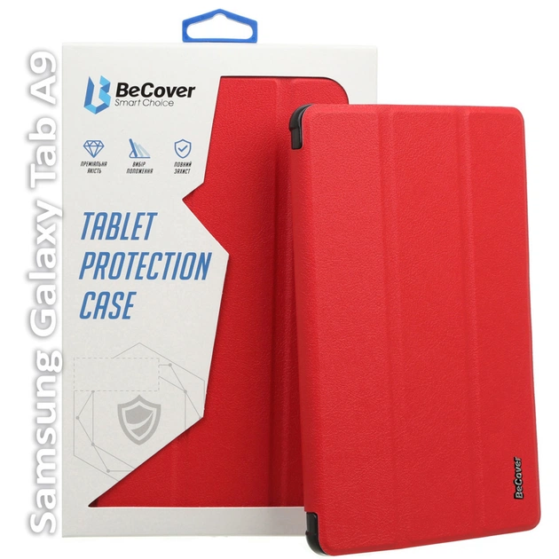 Чехол для планшета BeCover Smart Case Samsung Tab A9 SM-X115 8.7" Red (709905) - изображение 1