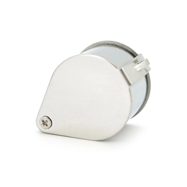 Лупа Voltronic ручна TRIPLET 10X-21mm, складана (брелок), метал-скло, пластикова коробка. 60 * 24 * 18mm. (1152/TR10X-21) - picture 5