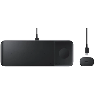 Зарядний пристрій Samsung Wireless Charger Trio (Black) (EP-P6300TBRGRU) зображення 1