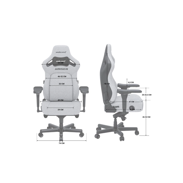 Крісло ігрове Anda Seat Kaiser 4 PVC Size L Violet (AD12YDDC-L-20-V-PV/C) - зображення 12