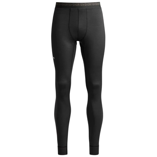 Термоштани Ortovox 185 Rock'n'Wool Long Pants Mns black raven - S - чорний (025.001.1290) - изображение 1